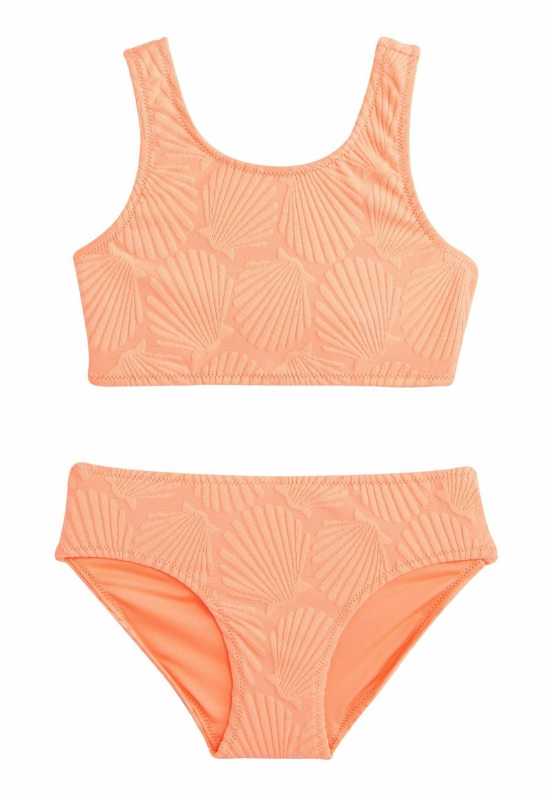 Next Next TEXTURED SET - Bikini - orange shell