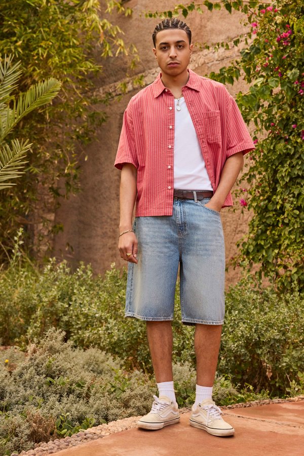 JACK - Denim shorts - mid wash4