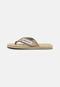 Tommy Hilfiger PATCH BEACH  - Sandaler m/ tåsplit - beige