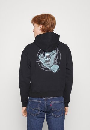 OPUS HAND OVERLAY HOOD UNISEX - Sweatshirt - black
