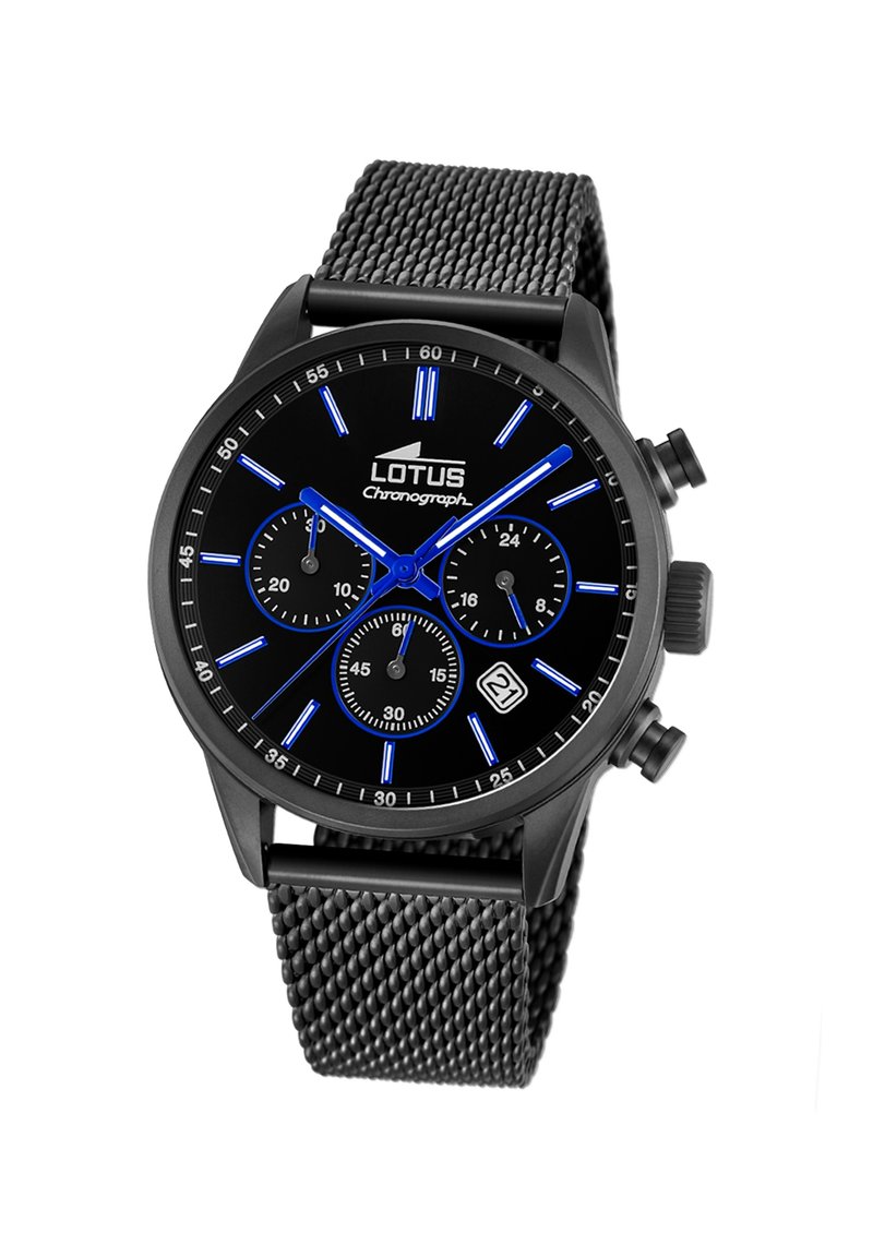 Lotus Montre à aiguilles - schwarz