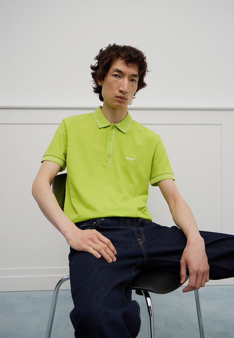 Boss Poloshirt groen