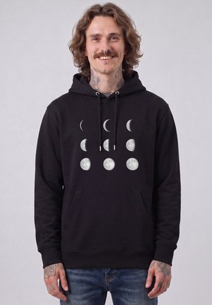 watapparel, MOONPHASES UNISEX - Kapuzenpullover - black