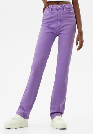 Jean droit - mauve