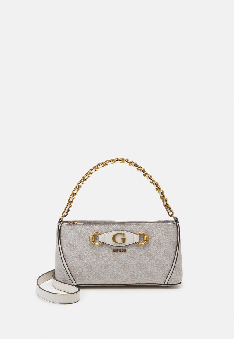 Guess IZZY CROSSBODY ZIP Handbag dove/white Zalando.co.uk