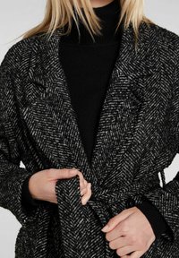 Oui Trenchcoat - mottled black