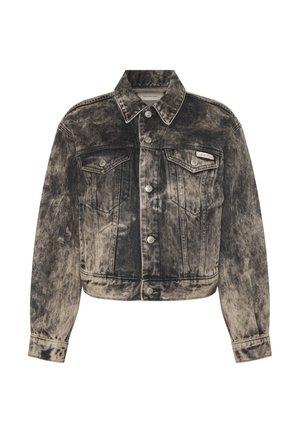 Calvin Klein Jeans, 90S TRUCKER - Τζιν μπουφάν - black tobacco