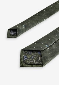 Next TEXTURED WITH 2 PACK REGULAR - Cravată - forest green floral polka dot