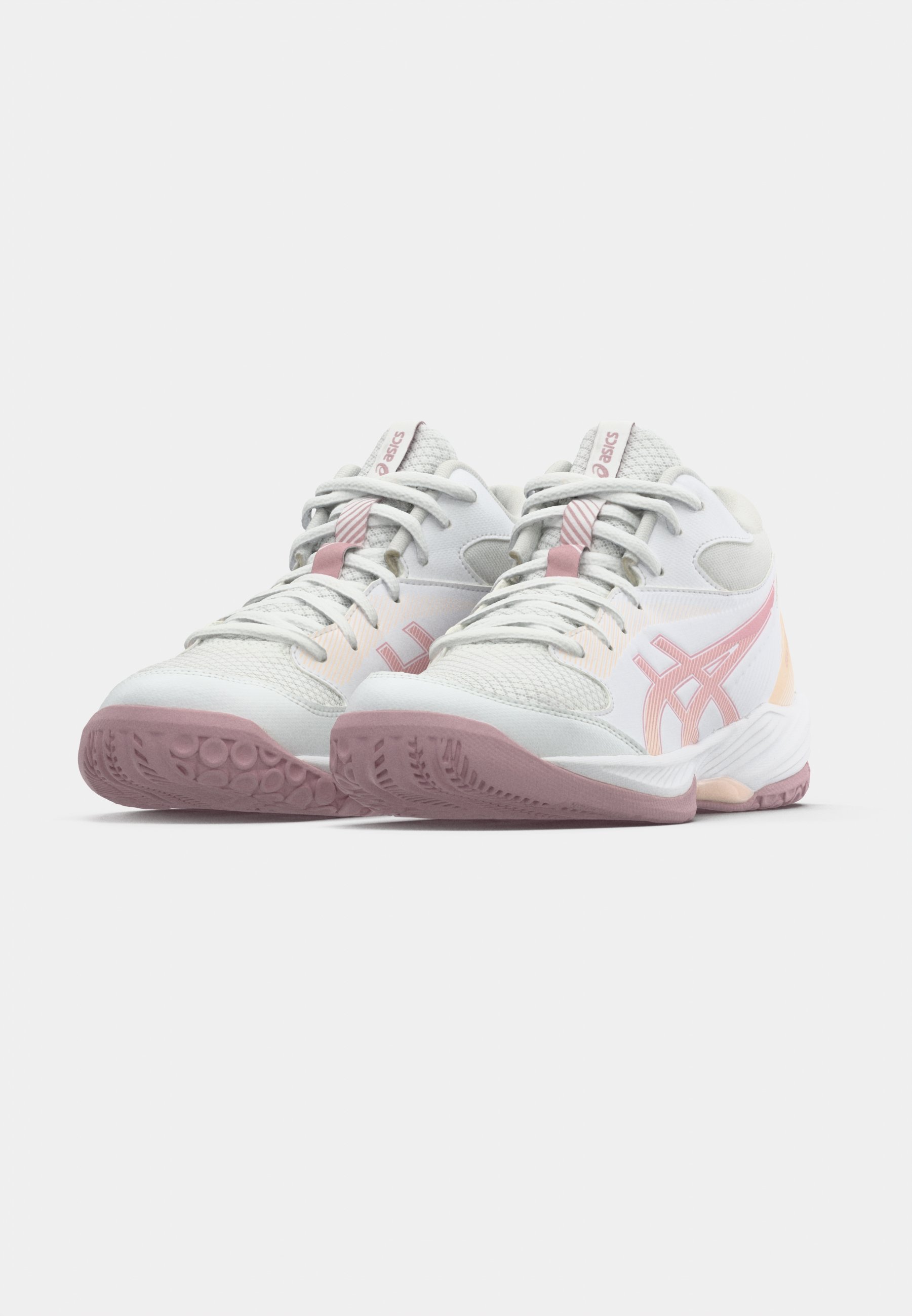 ASICS GEL TASK 4 - Volleyball shoes - white/morganite/white - Zalando