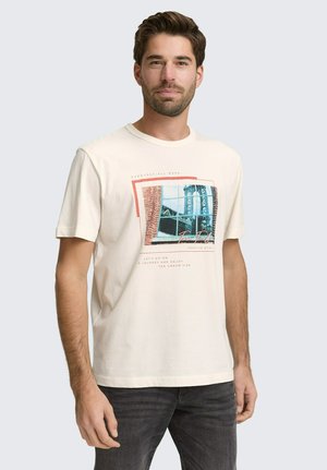 MIT FOTOPRINT - T-Shirt print - gardenia white