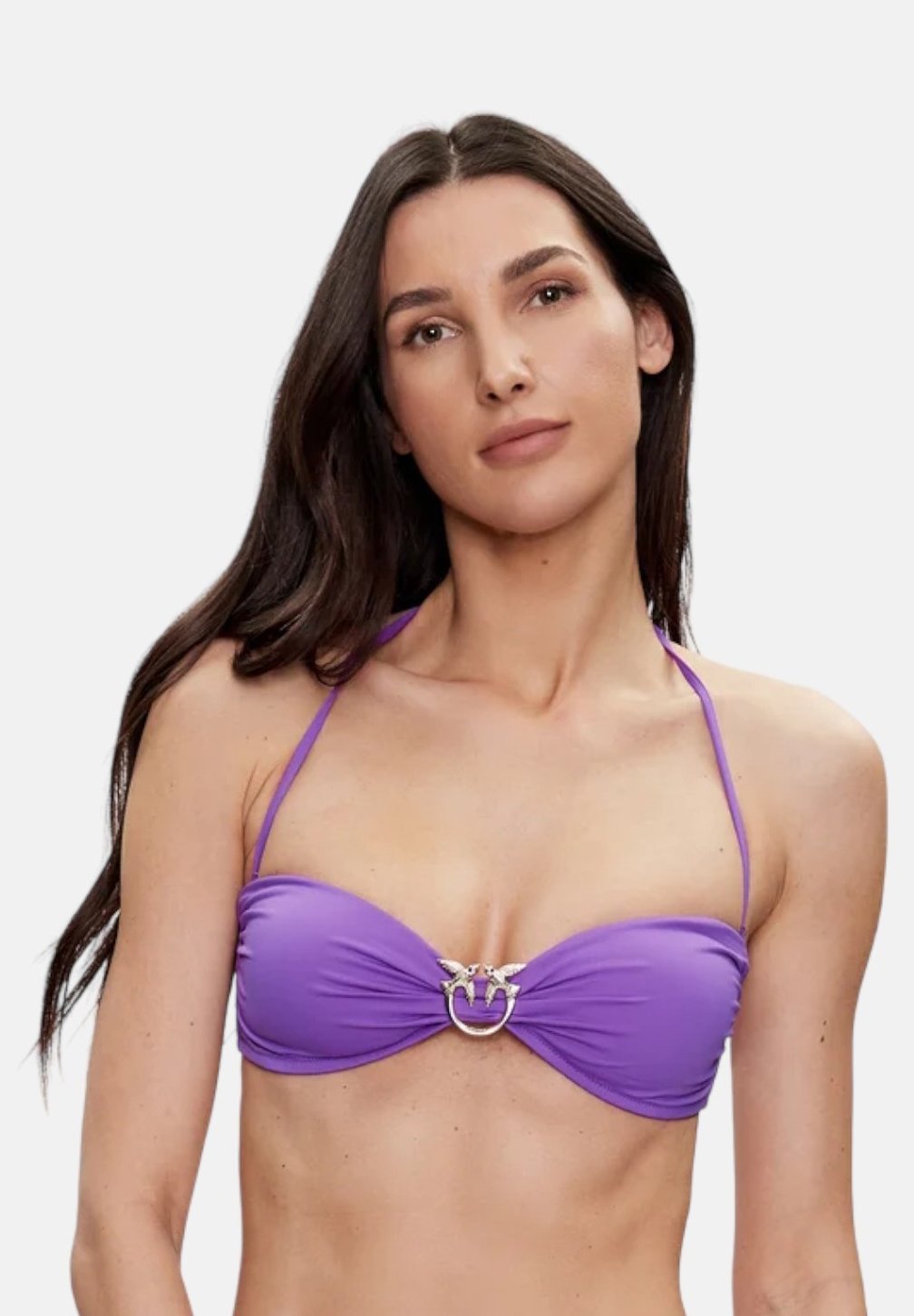 Slip Bikini Pinko Betsabea - Tecno Jersey Con Logo, Allacciatura Laterale, Per Donna - Foto 6