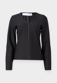 SLFPENNIE V NECK - T-shirt à manches longues - black