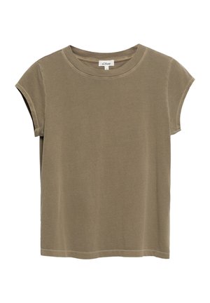 s.Oliver, T-SHIRT - T-shirt basique - dunkelbraun