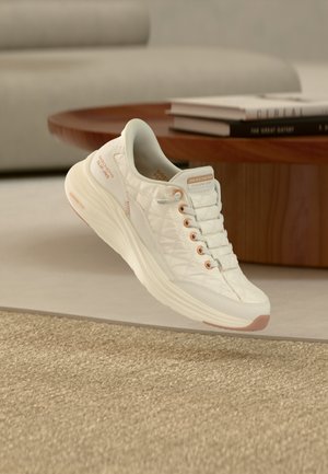 Skechers CONTOUR FOAM - Αθλητικά παπούτσια - white/rose gold-coloured