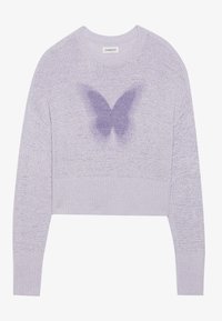 Striktrøje - lilac