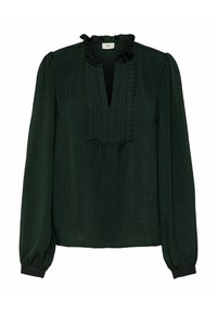 JDYRACHEL LIFE PINTUCK - Bluse - scarab