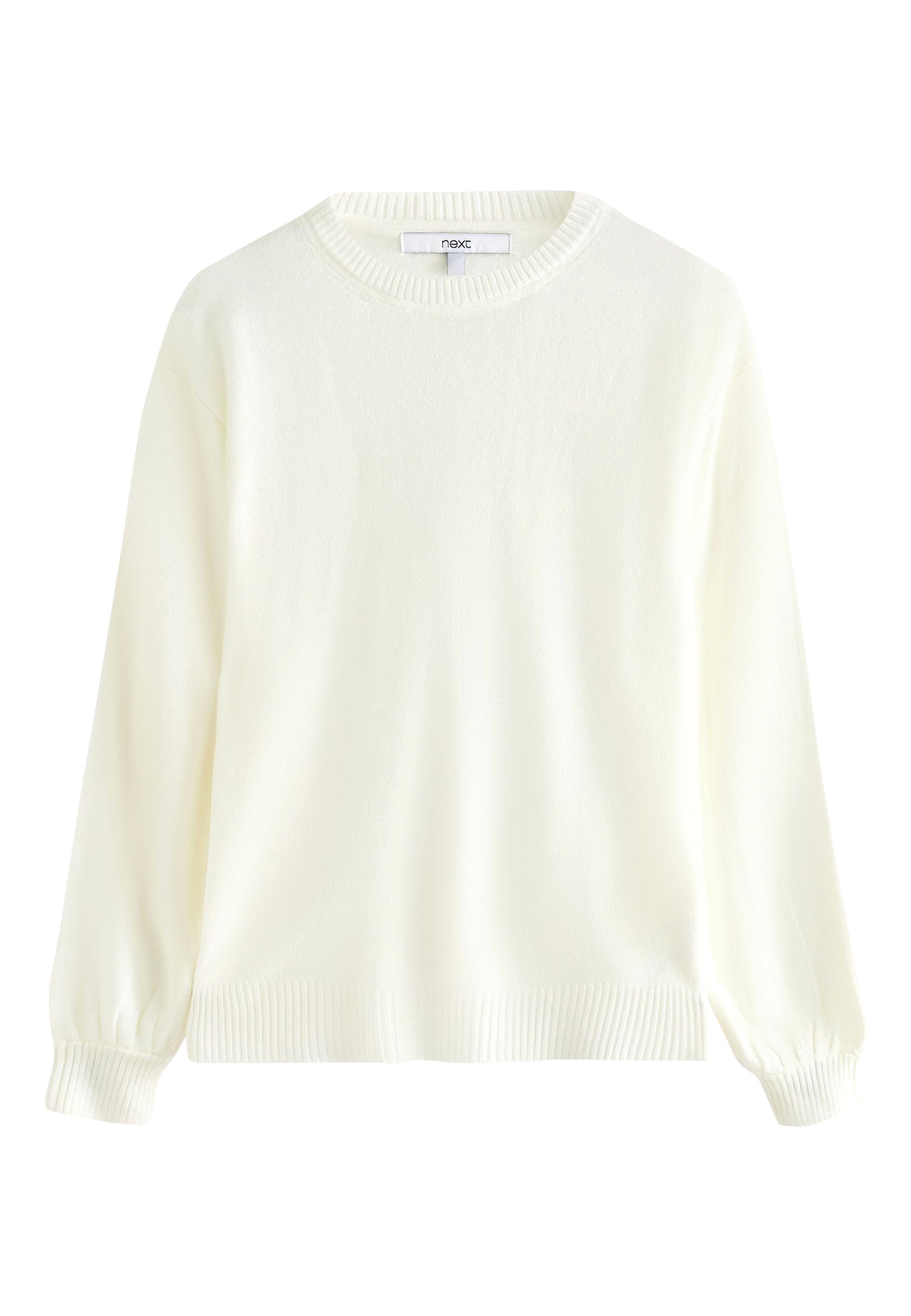 COSY CREW NECK - Jumper - ecru white 