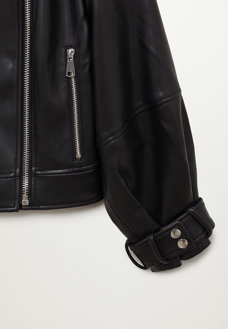 Mango MATI Skinnjakke schwarz Zalando.no Mango DANI - Skinnjakke - black