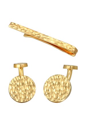 KUZZOI SET - Boutons de manchette - gold-coloured