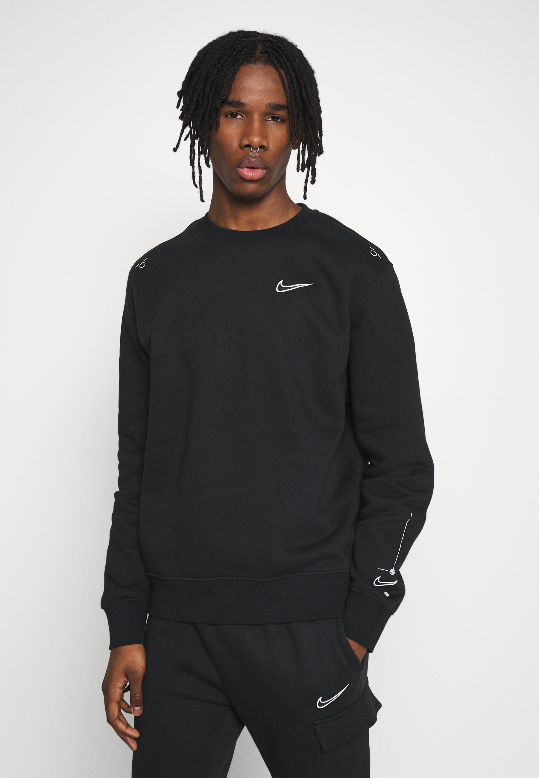 Nike Sportswear CREW Sweater blackZwart Zalando.nl Nike Sportswear CREW Sweater blackZwart Zalando.nl