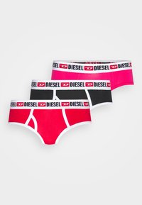 Não selecionado, red/pink/black