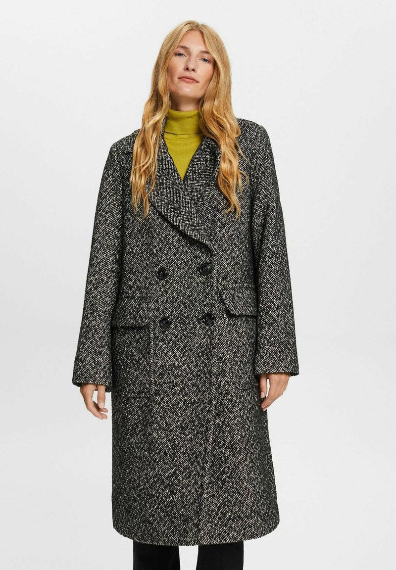 Esprit Collection Classic coat black Zalando.ie