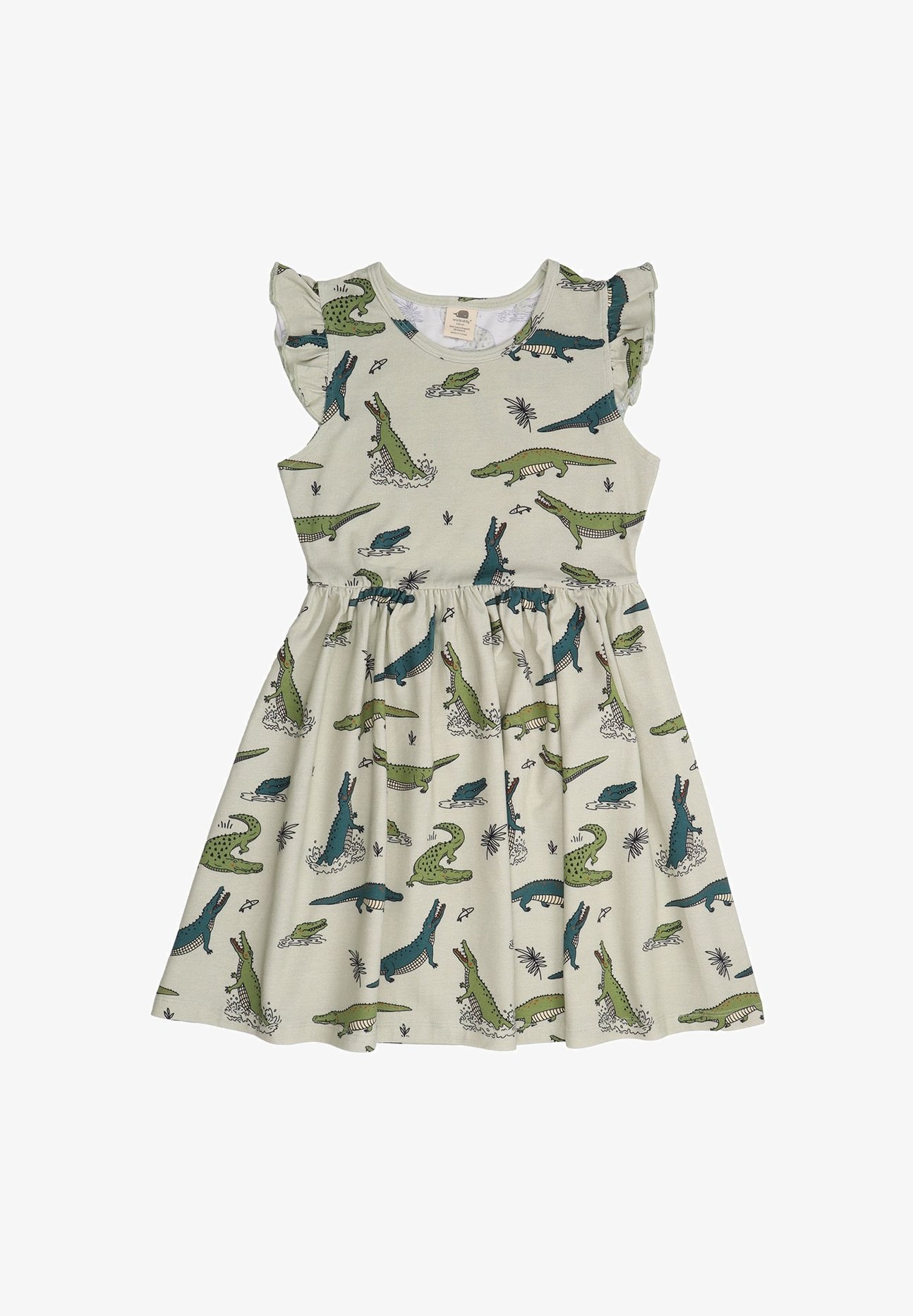Walkiddy FUNNY CROCODILES-RUFFLE - Jersey dress - green - Zalando Walkiddy FUNNY CROCODILES-RUFFLE - Jersey dress - green - Zalando