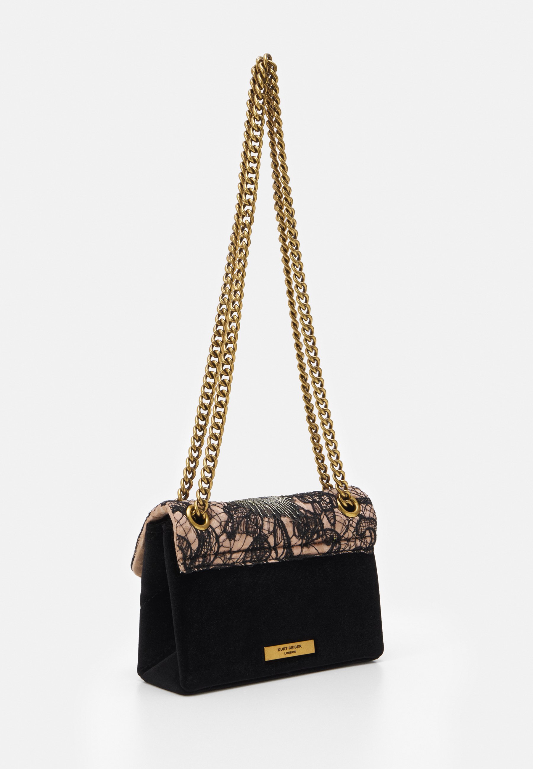 Kurt Geiger London FABRIC MINI KENSINGTON Skulderveske Kurt Geiger London MINI RING KENSINGTON BAG Håndveske