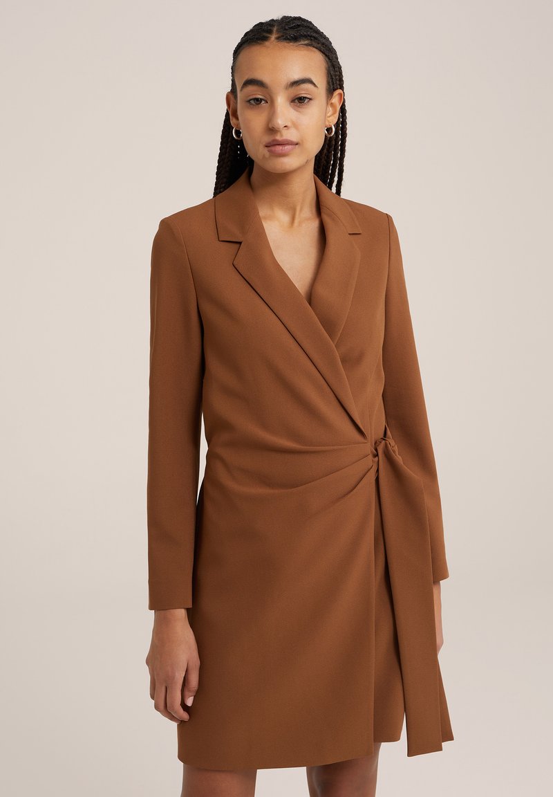 WE Fashion - Robe de jour - brown, Agrandir