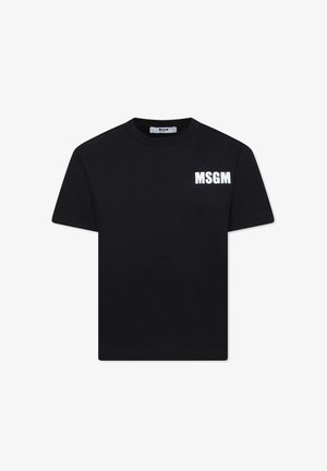 MSGM, A MANICA CORTA - T-shirt con stampa - black