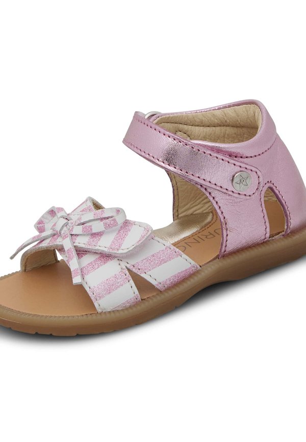 NARGES – Lauflernschuh – weiß rosa