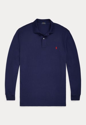 Polo Ralph Lauren Big & Tall, LONG SLEEVE POLO SHIRT - Pikeepaita - newport navy