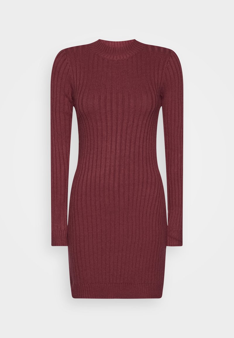 Hollister Co. DRESS - Φόρεμα σε ίσια γραμμή - burg
