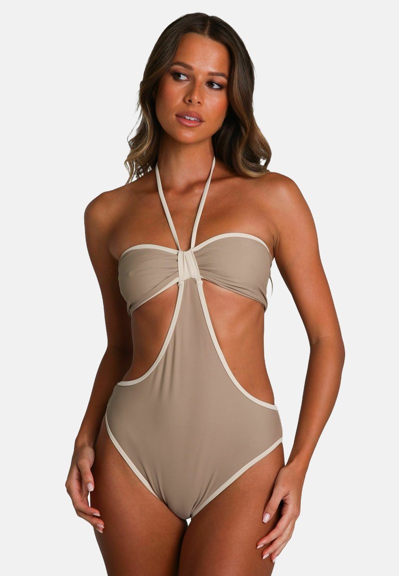 Moda Minx Badeanzug - stone
