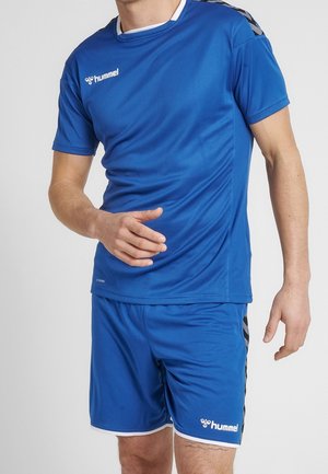 T-shirt print - mottled blue