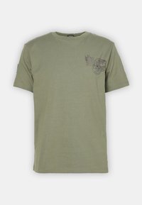 Replay Camiseta estampada - khaki