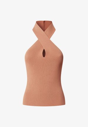 Pepe Jeans, PEPE JEANS CARDIGAN W11 AMELIA TOP - Top - dark peach orange