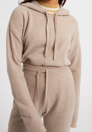 Sweat à capuche - beige