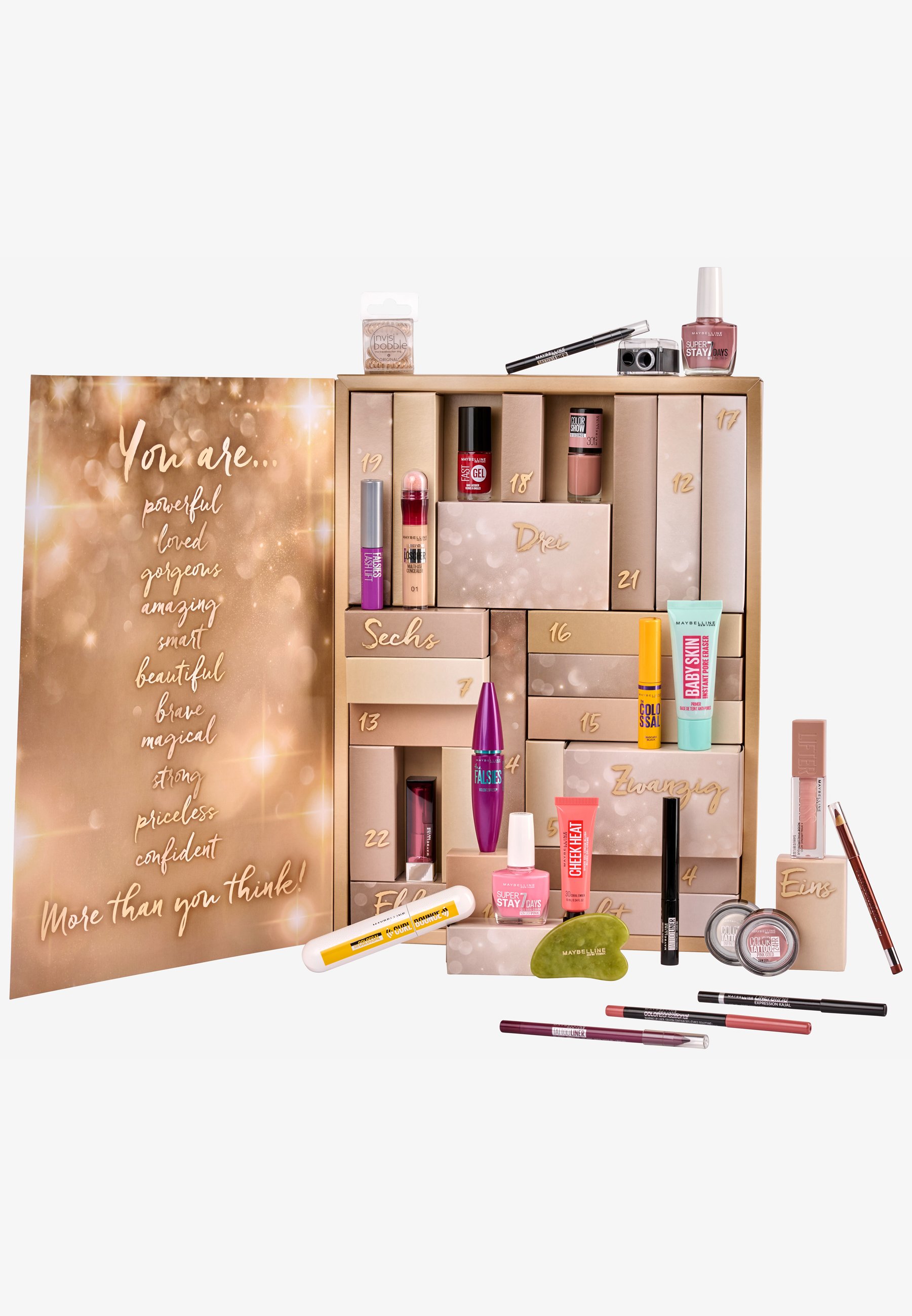 Maybelline New York MAYBELLINE ADVENT CALENDAR 2022 24 DOORS Calendario maybelline-new-york-maybelline-advent-calendar-2022-24-doors-calendario