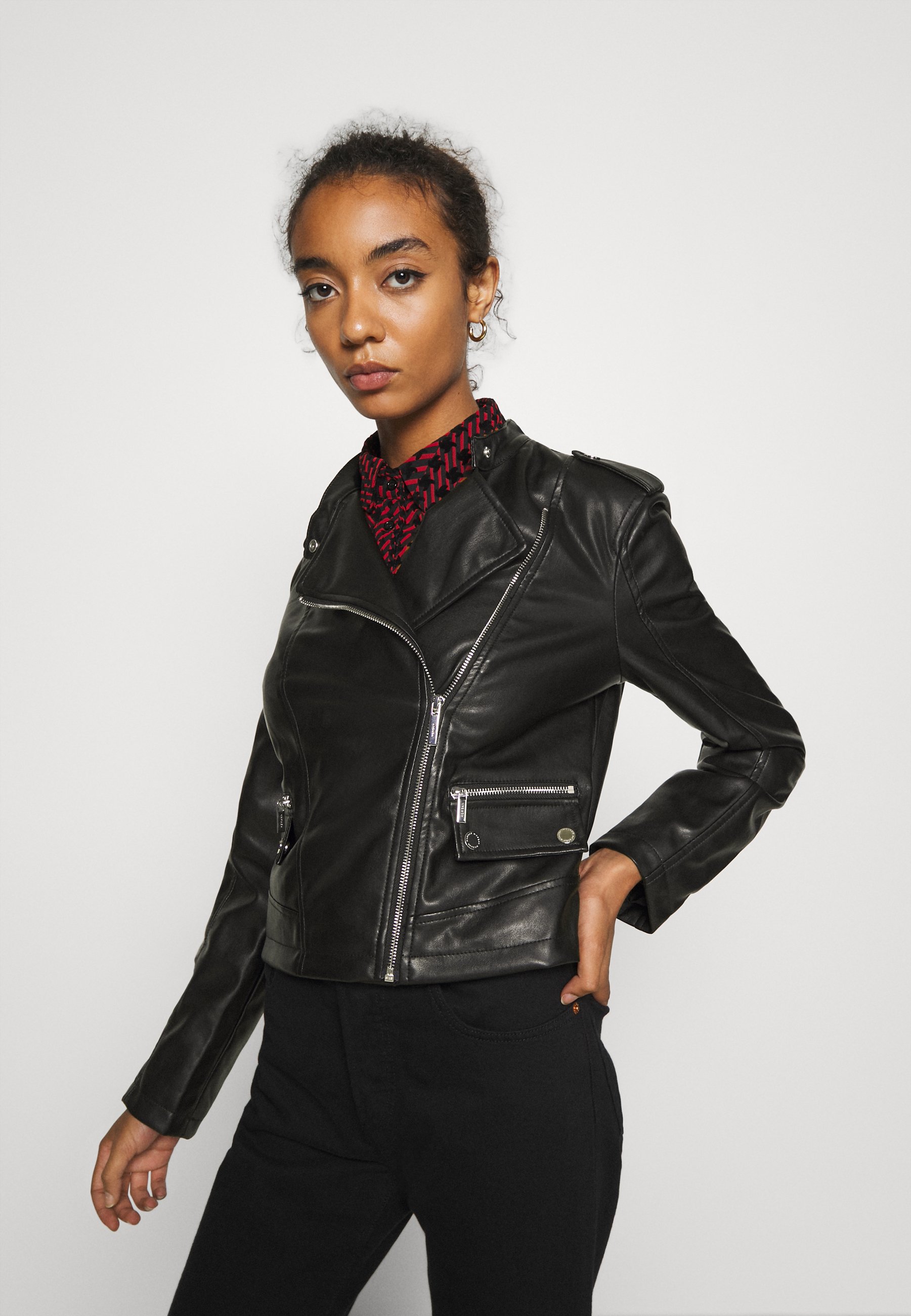 Morgan Veste en similicuir noir ZALANDO.FR Morgan Veste en similicuir noir ZALANDO.FR