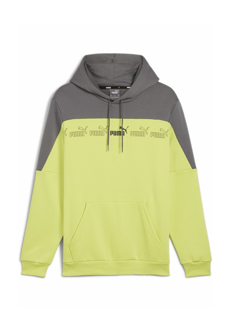 Puma AROUND THE BLOCK - Mikina s kapucňou - lime sheen