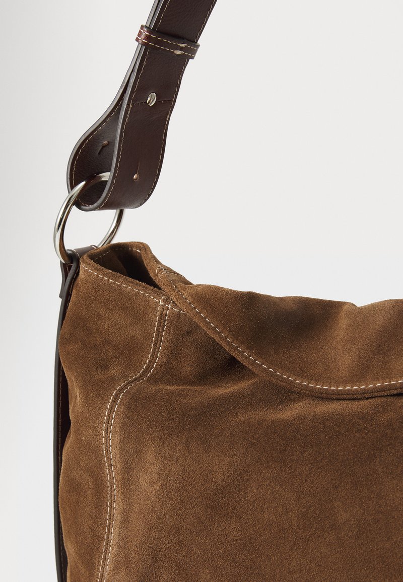 Shopping bag dunkelbraun scuro Zalando