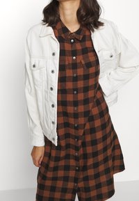 Noisy May Vestido camisero - white