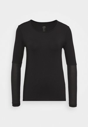 ESSENTIAL DETAIL LONG SLEEVE - Ilgarankovis viršutinės dalies drabužis - black