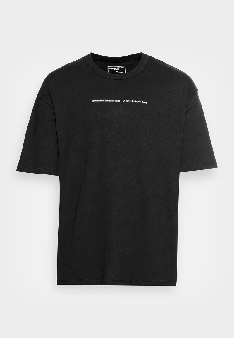 Herren T-Shirts basic | Jack & Jones JCOSURGE TEE CREWNECK T-Shirt print black/schwarz - ZZ94665 Herren T-Shirts basic | Jack & Jones JCOSURGE TEE CREWNECK T-Shirt print black/schwarz - ZZ94665