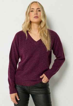 Long Tall Sally, TALL SWEATERS & JUMPERS - Pullover - burgundy