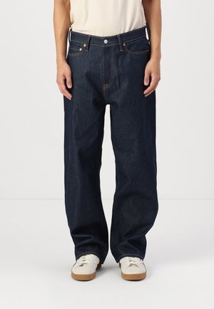 Abercrombie & Fitch BAGGY RAW  - Jean baggy - blue denim