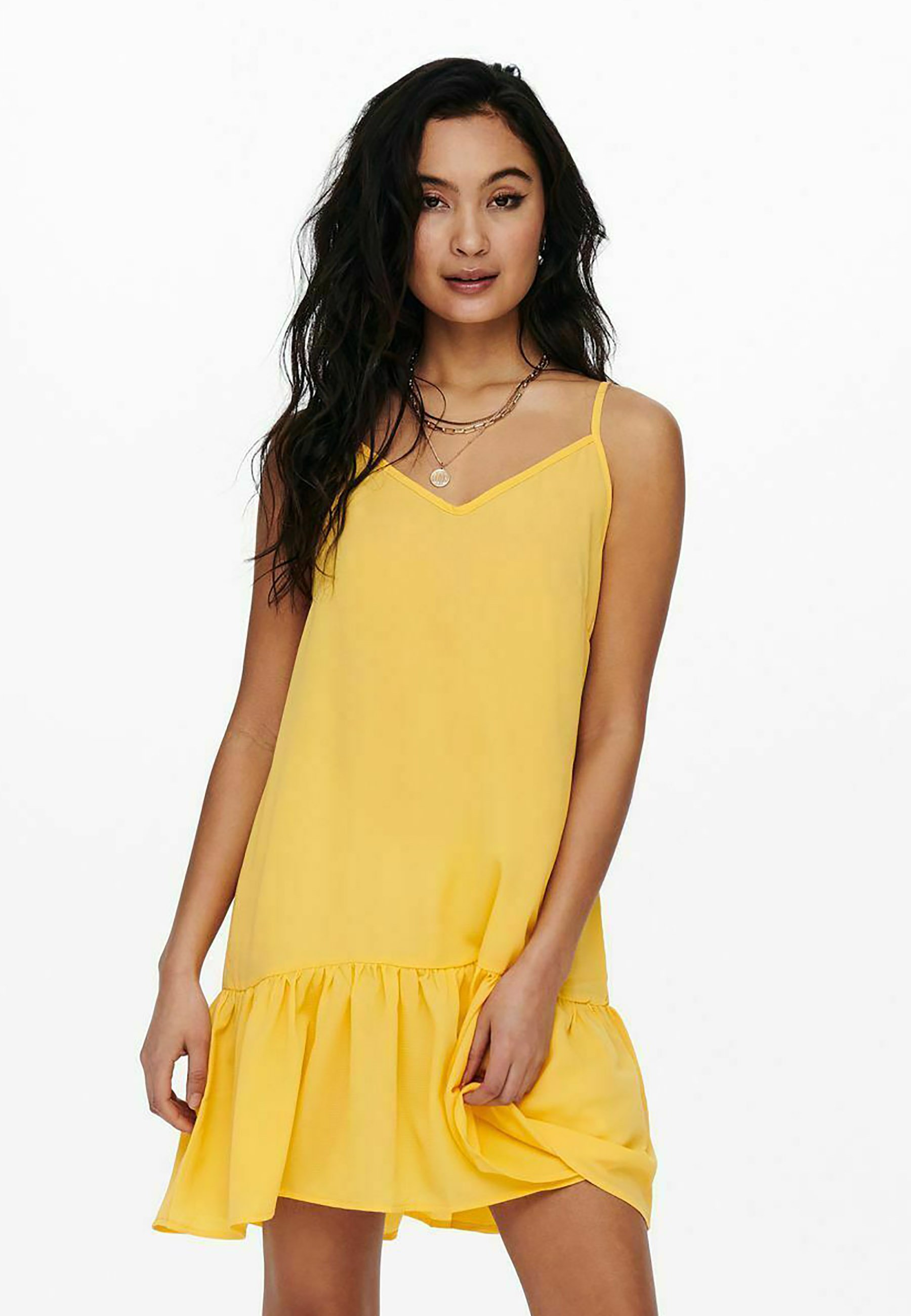 robe jaune zalando