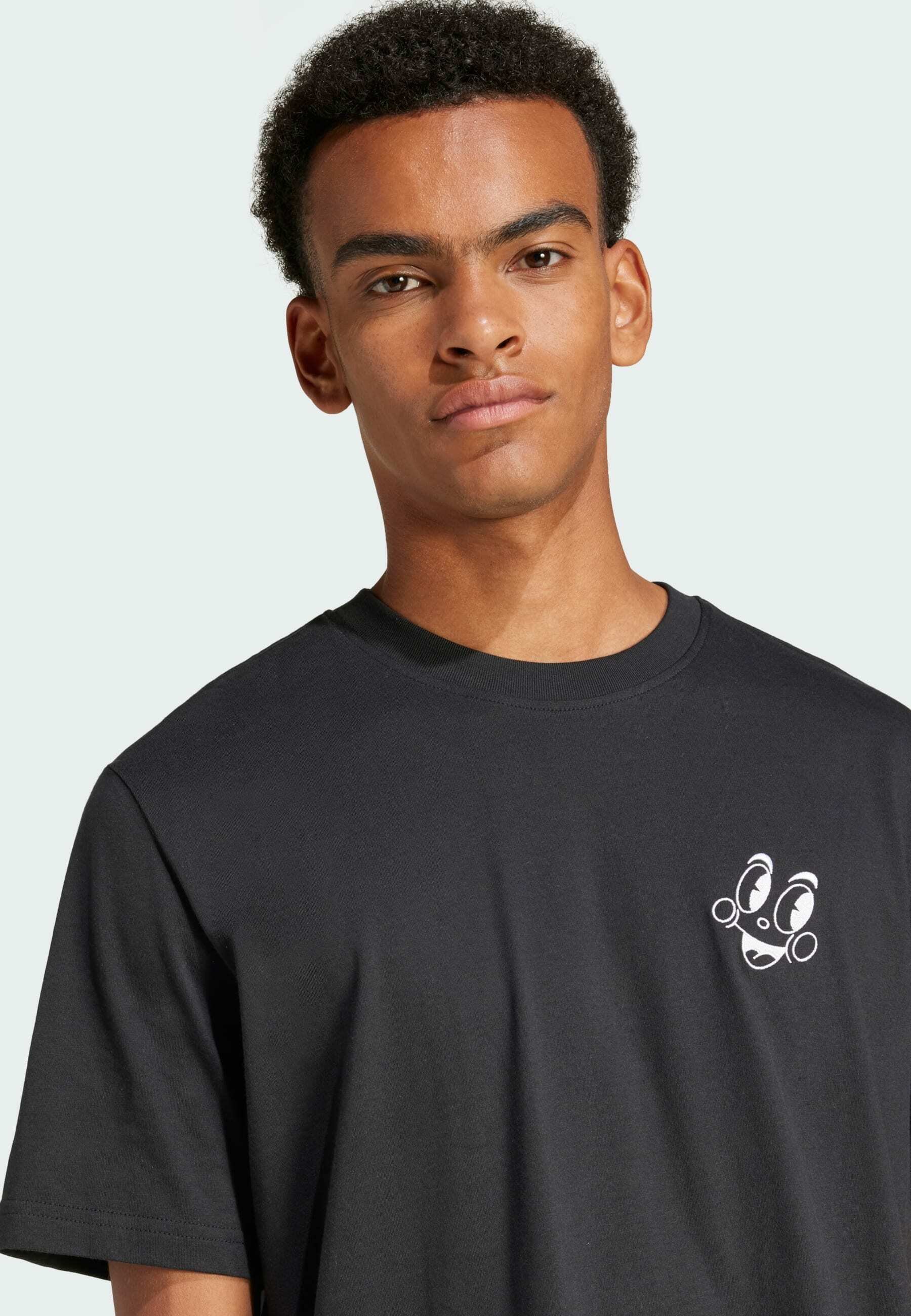 adidas Originals MBN TEE - Print T-shirt - black - Zalando