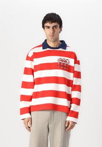 Pal Sporting Goods DRIFT STRIPED LONG SLEEVE UNISEX - Sudadera - red